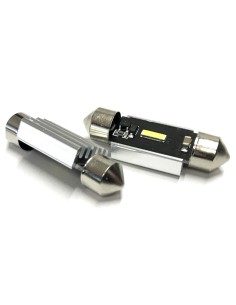 Lampadina Led Siluro Canbus Pro 42mm 1 Smd 1860 Da 5W No Errore 12V No Polarita Super Luminoso 2