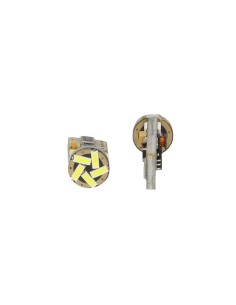Lampadina Led Canbus T10 W5W 15 Smd 4014 Arancione Amber No Errore Check Luci 12V Senza Polarita Per Frecce Laterale 2
