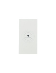 Power Bank 10000mAh Caricatore Portatile Wireless Bianco QI 2