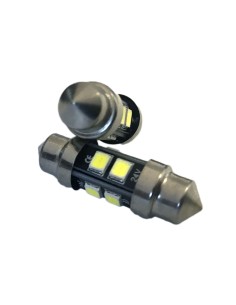 24V Lampada Led Siluro T11 C5W 31mm 8 smd 2835 No Polarita 360 Gradi Bianco Freddo Durata Garantita 2