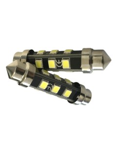 24V Lampada Led Siluro T11 C5W C10W 42mm 12 smd 2835 No Polarita 360 Gradi Bianco Freddo Durata Garantita 2