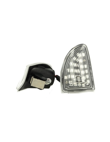 Kit Freccia Laterale a Led Side Marker Lente Trasparente Mercedes Benz Smart Fortwo W451 Coupe Cabrio OEM 4519067700C40A 4519067