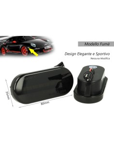 Kit Freccia Laterale a Led Side Marker Dinamica Lente Fume Ford Focus MK2 C-Max Fiesta Fusion Galaxy OEM 4M5A13K309AA
