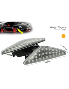 Kit Freccia Laterale a Led Side Marker Dinamica Lente Trasparente BMW E70 X5 E71 X6 F25 X3 OEM 63-13-7-171-008