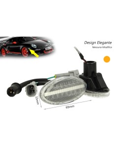 Kit Freccia Laterale a Led Side Marker Dinamica Lente Trasparente Mazda 2 3 5 MPV OEM GJ6A-51-120E