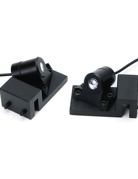 Kit Luce Led Proiettore Universale Led Angel Wings Illuminazione Portiere Sottoscocca Luce Bianca 12V 5W