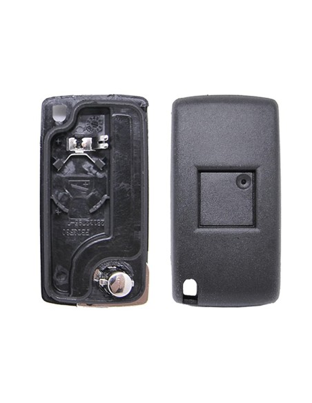 Guscio Chiave Telecomando 3 Tasti Baule Con Lama VA2 Batteria In Custodia Senza Transponder Per Peugeot Citroen Berlingo Fiat Sc