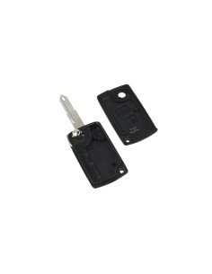 Guscio Chiave Telecomando 2 Tasti Con Lama NE72 Batteria Su Circuito Senza Transponder Per Peugeot Citroen Berlingo Fiat Scudo 2