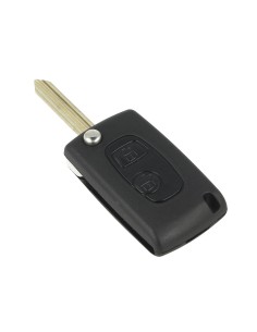 Guscio Chiave Telecomando 2 Tasti Con Lama SX9 Batteria Su Circuito Senza Transponder Per Peugeot Citroen
