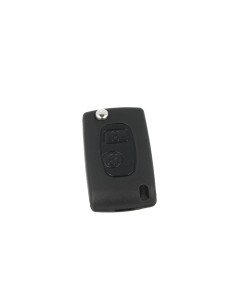 Guscio Chiave Telecomando 2 Tasti Con Lama SX9 Batteria Su Circuito Senza Transponder Per Peugeot Citroen 2
