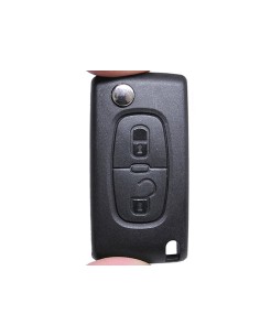 Guscio Chiave Telecomando 2 Tasti Con Lama VA2 Batteria Su Circuito Senza Transponder Per Peugeot Citroen Berlingo Fiat Scudo