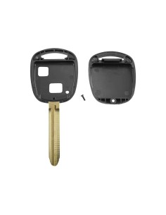Guscio Chiave Telecomando 2 Tasti Vuoti con Lama TOY43 Batteria Su Circuito Senza Transponder Per Toyota Yaris Aygo Auris Transi 2