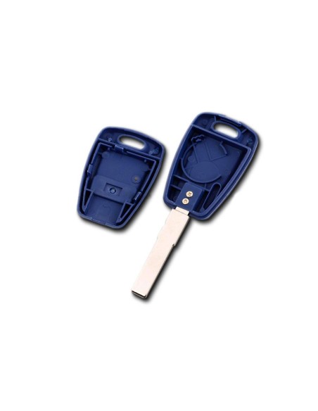 Guscio Chiave Telecomando 1 Tasto con Lama SIP22 Blu Senza Transponder Per Fiat Punto Stilo Panda Dobl&ograve 500 600 Bravo Brav