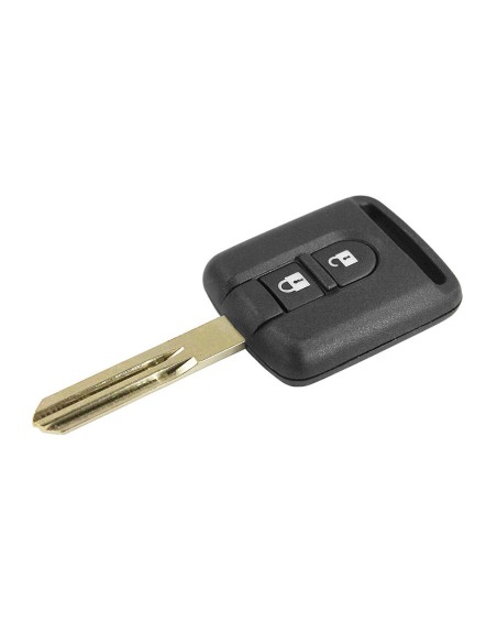 Guscio Chiave Telecomando 2 Tasti con Lama NSN14 Batteria Su Circuito Senza Transponder Per Nissan Qashqai X-trail Micra Terrano