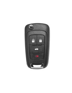 Guscio Chiave Telecomando 3 Tasti pi&ugrave 1 Tasto Panic con Lama HU100 Batteria In Custodia Senza Transponder Per Opel