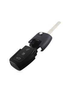 Guscio Chiave Telecomando con 3 Tasti Pieghevole Senza Elettronica Transponder Lama HU101 Per Ford Focus Mondeo