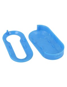 Guscio Cover In Plastica Colore Azzurra Per Chiavi Telecomando Senza Lama Fiat Grande Punto Evo Panda Bravo Stilo 500L Lancia Y  2