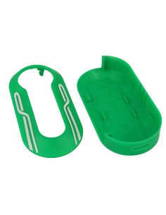 Guscio Cover In Plastica Colore Verde Per Chiavi Telecomando Senza Lama Fiat Grande Punto Evo Panda Bravo Stilo 500L Lancia Y De 2