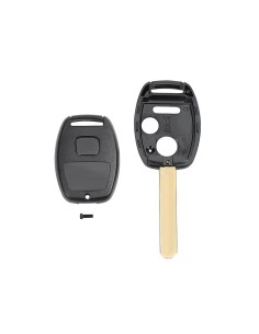 Guscio Chiave Telecomando 3 Tasti con Lama HON66 Batteria Su Circuito Senza Transponder Per Honda Accord Civic 2