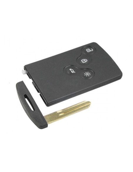 Guscio Chiave Telecomando Piatto 4 Tasti con Lama G Batteria Su Circuito Senza Transponder Per Renault Koleos