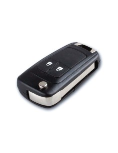 Guscio Chiave Telecomando 2 Tasti  con Lama HU100 Batteria In Custodia Senza Transponder Per Chevrolet Cruze Spak Aveo Captiva M 2