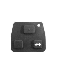Gommino 3 Tasti Ricambio per Chiave Telecomando Auto Lexus Toyota Yaris Rav4 Corolla 2