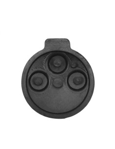 Gommino 3 Tasti per Chiave Auto Telecomando Per Smart Fortwo Forfour Roadster Coupe 350 450 Coupe 2