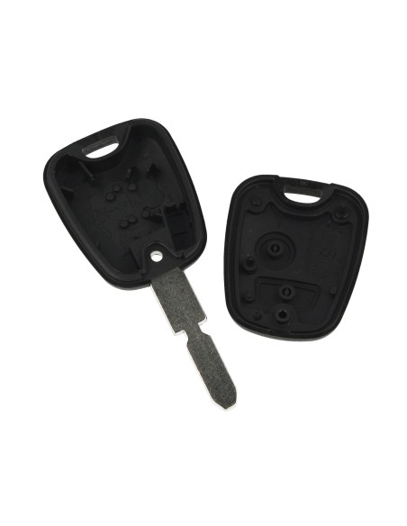 Guscio Chiave Telecomando 2 Tasti Con Lama NE78 Batteria Su Circuito Senza Transponder Per Peugeot 106 107 207 407 806 206 Citro