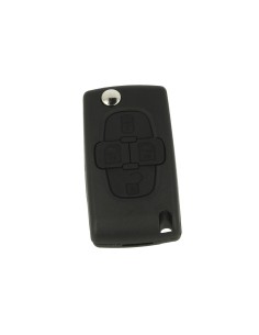 Guscio Chiave Telecomando 4 Tasti Con Lama HU83 Batteria In Custodia Senza Transponder Per Peugeot 207 107 106 206 407 806 Citro 2