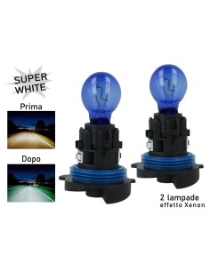 Lampada HP24W 12V 24W Super White Luci Diurne Peugeot 3008 5008 Citroen C5 Bianco 4200K No Errore Base Attacco Incluso