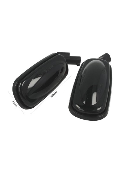 Kit Freccia Laterale a Led Side Marker Dinamica Lente Fume Land Rover Discovery 2 Defender Freelander 1 OEM XGB000030L