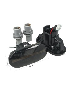 Kit Freccia Laterale a Led Side Marker Dinamica Lente Fume Per Honda Civic Del Sol S2000 Acura Integra