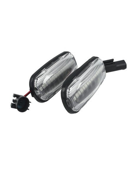 Kit Freccia Laterale a Led Side Marker Dinamica Lente Trasparente Land Rover Discovery 2 Defender Freelander 1 OEM XGB000030L