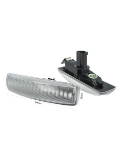 Kit Freccia Laterale a Led Side Marker Dinamica Lente Trasparente Land Rover Discovery 3 4 Freeland 2 Range Rover Sport OEM XGB0