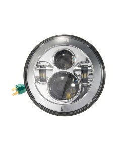 Faro Led 7 Pollici 40W Headlight Proiettore + 2 Luci Led 4,5 Pollici 30W Fendinebbia Compreso Staffa di Fissaggio Per Moto Harle 2