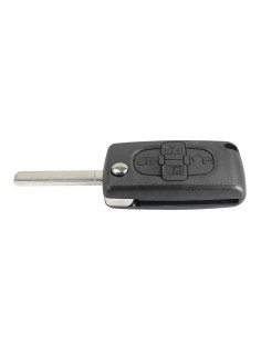 Guscio Chiave Telecomando 4 Tasti Con Lama VA2 Batteria In Custodia Senza Transponder Per Peugeot 207 107 106 206 407 806 Citroe 2