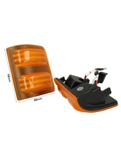 Kit Freccia Laterale a Led Side Marker Dinamica Lente Arancione Ford F-250 F250 F350 F450 F550 2008-2016 OEM 1448141 1448140