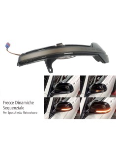 Kit Freccia Specchietto Retrovisore Led BMW F10 F11 GT F07 F12 F13 Gran Coupe F06 F01 Lente Fume Arancione Dinamico Sequenziale