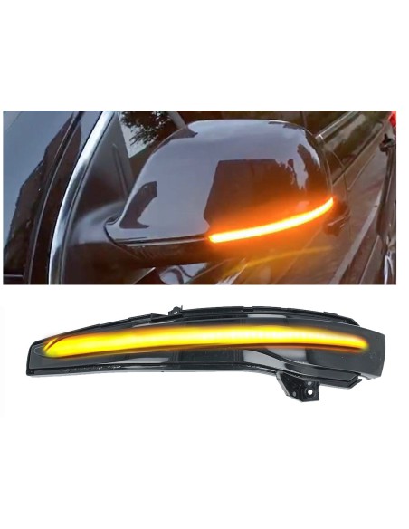 Kit Freccia Specchietto Retrovisore Led Mercedes Benz W205 W222 W217 W213 OEM A0999060143 Lente Fume Arancione Dinamico Sequenzi