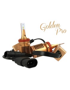 Kit Full Led Canbus Golden Pro H8 H11 H9 25W 12V 4000 lm Super Slim Facile Da Installare Raffredamento Ventola