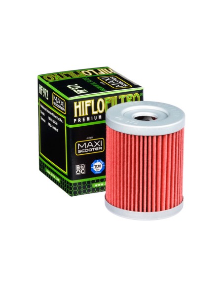 HIFLO HF972 Filtro Olio Moto Yamaha X-Max 400 Suzuki Burgman 250/400 I Serie