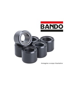BANDO Kit 6 Rulli 20x15 15g Moto Honda 125 PCX  Kymco B&ampW 150 Quad Mxer 2