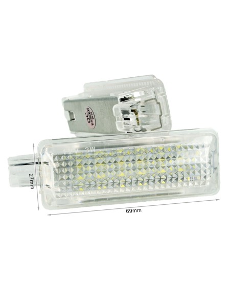 Kit Luci Bagagliaio Baule A Led Ford Focus Kuga 12V 3W Canbus No Errore