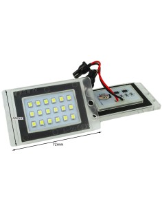 Kit Luci Targa Led Per Volvo 850 V70 XC70 OEM 9152437 12V 3W Canbus Bianco No Errore