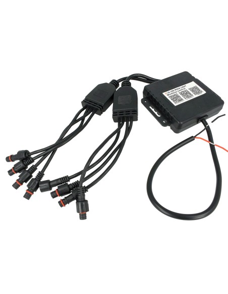 Kit Mini RGB Rock Light Bluetooth APP Sensore Musica Con 8 Luci Led 12V 24V IP68 Sottoscocca Per Jeep Off Road SUV Barca
