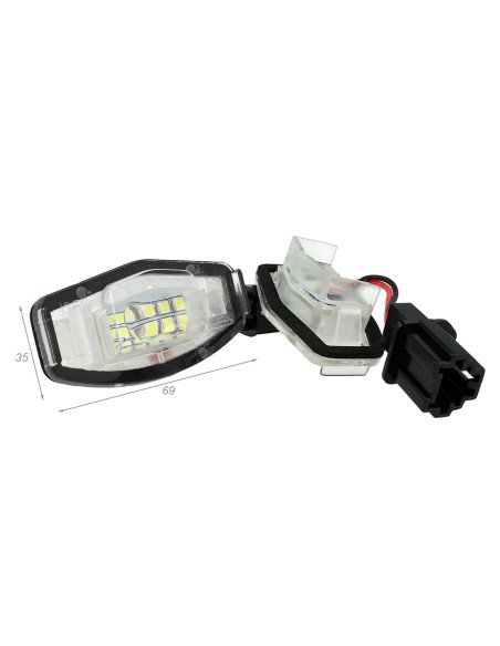 Kit Luci Targa Led Honda Accord MR-V Pilot Civic MK4 Acura MDX TL ILX OEM 34100S0A013 34106SNBA01