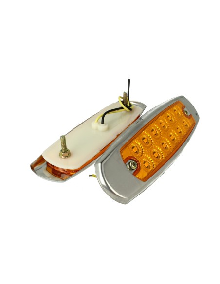 Kit Luci Fanali Arancione 24V 12V Luci Ingombro Cortesia Targa Cupola Cappa Del Camion Bus Barca Furgone