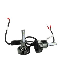 Kit Full Led Cob H1 26W Reale 12V Con Ventola Raffrenddamento Silenziosa Attacco Regolabile 2200 Lumen 2