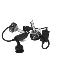 Kit Full Led Cob H27 880 PG13 881 PGJ13 26W Reale 12V Con Ventola Raffrenddamento Silenziosa Attacco Regolabile 2200 Lumen 2