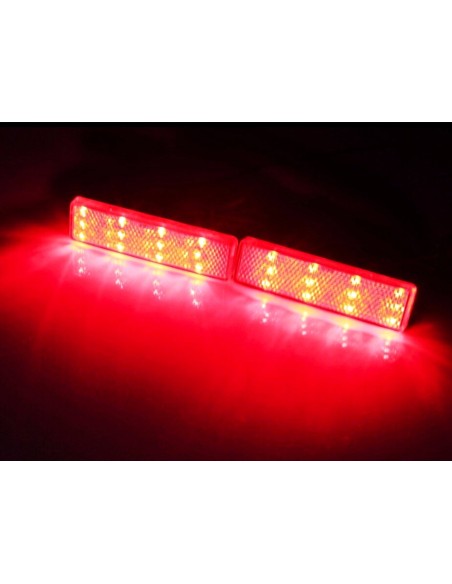 Kit 2 Fanali Posteriori A Led Trasparente Con Luce Bianco Rosso Per Opel Vauxhall Vivaro Movano Renault Master Trafic Nissan Pri